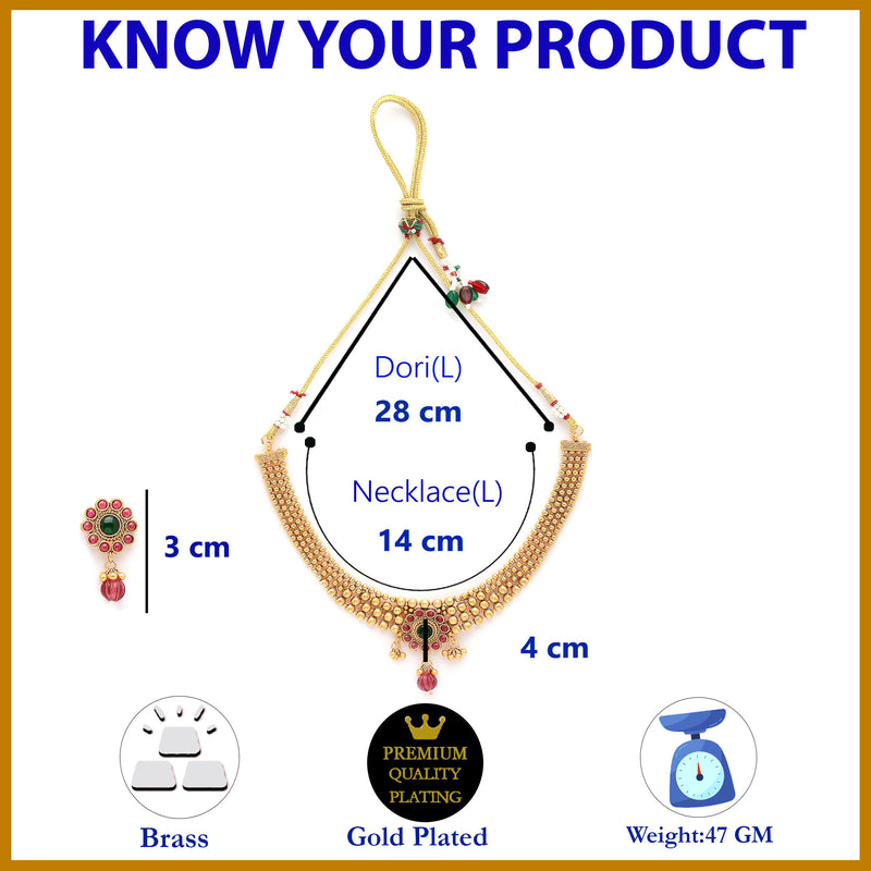 Gold Plated Classic Jewellery Set