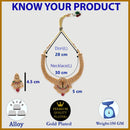 Gold Plated Lakshmi Kasu Mala design Necklace Set