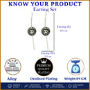 Oxidised Lion King Contemporary Ear Cuff Earrings For Women