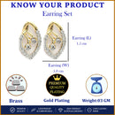 Elegant Leaf Shape Stud Earrings