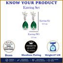 Sapphire Drop Earrings for Women