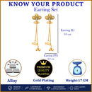 Gold Plated Traditional Ethnic Gold Ghungroo Kashmiri Earrings