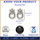 Royal Sparkle Stud Earrings