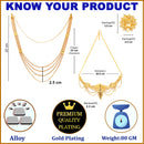 Gold- Plated Layered Jewellery Set Combo