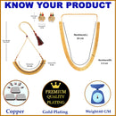 Gold-Plated Lakshmi Temple Coin Jewellery Set Combo