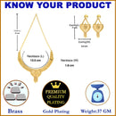 Gold-Plated Taselled Jewellery Set