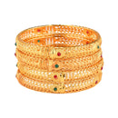 Stylish Ethnic Look Set of 4 Bangles For Women