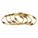 Traditional Ethnic 1 Gram Gold Plated Bangles Set 