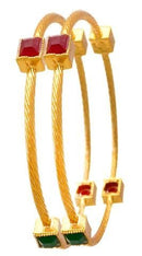 Ethnic & Exquisite Designer Gold Plated Jewellery Bangle for Women and Girls