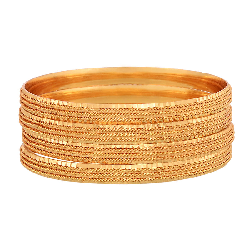 Traditional Gold Plated Designer Bangles Jewellery for Women & Girls