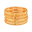 Traditional Gold Plated Bangles Set for Girls & Women