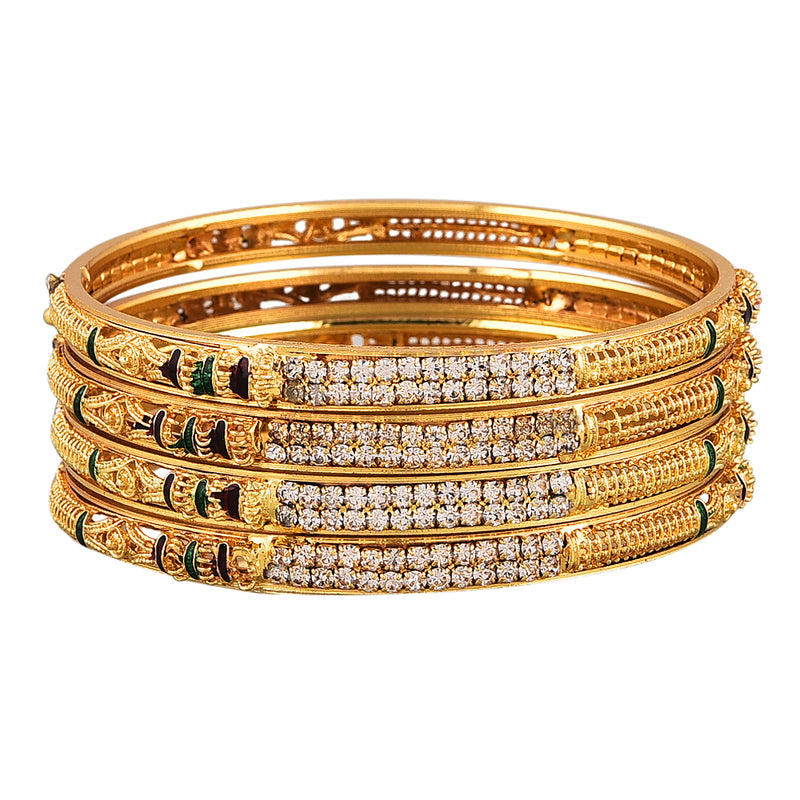 Gold Plated Brass Bangle Jewellery For Women & Girls