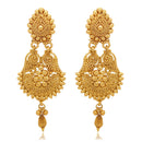 Gold Plated Brass Metal Stylish Shoulder Duster Dangle Bridal Earring