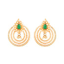 Pearls Designer Kundan Jhumka Earring Jewellery For Women and Girls