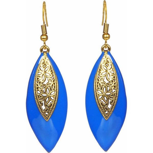 Oxidised Gold Plated Stylish Fancy Earrings Jewellery For Girls & Women