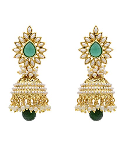 Traditional Copper Bollywood Inspired  Pearl Stylish Jhumka/Jhumki Earrings